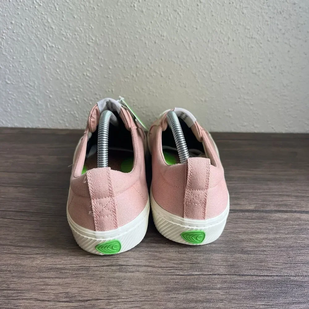 Cariuma Oca Low Canvas Sneakers Pink Bamboo Vegan Rio Womens 11.5 / Mens 10‎